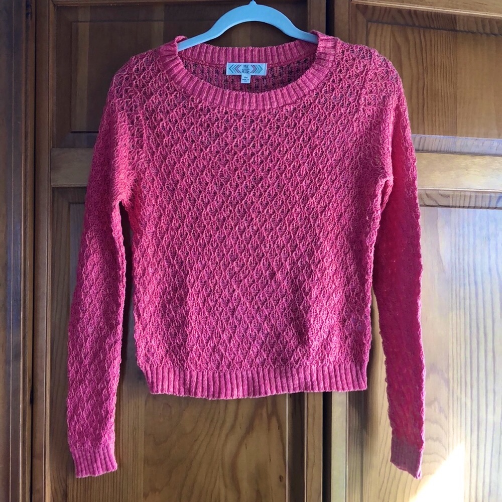 Pink Rose Size XSmall Sweater NWOT